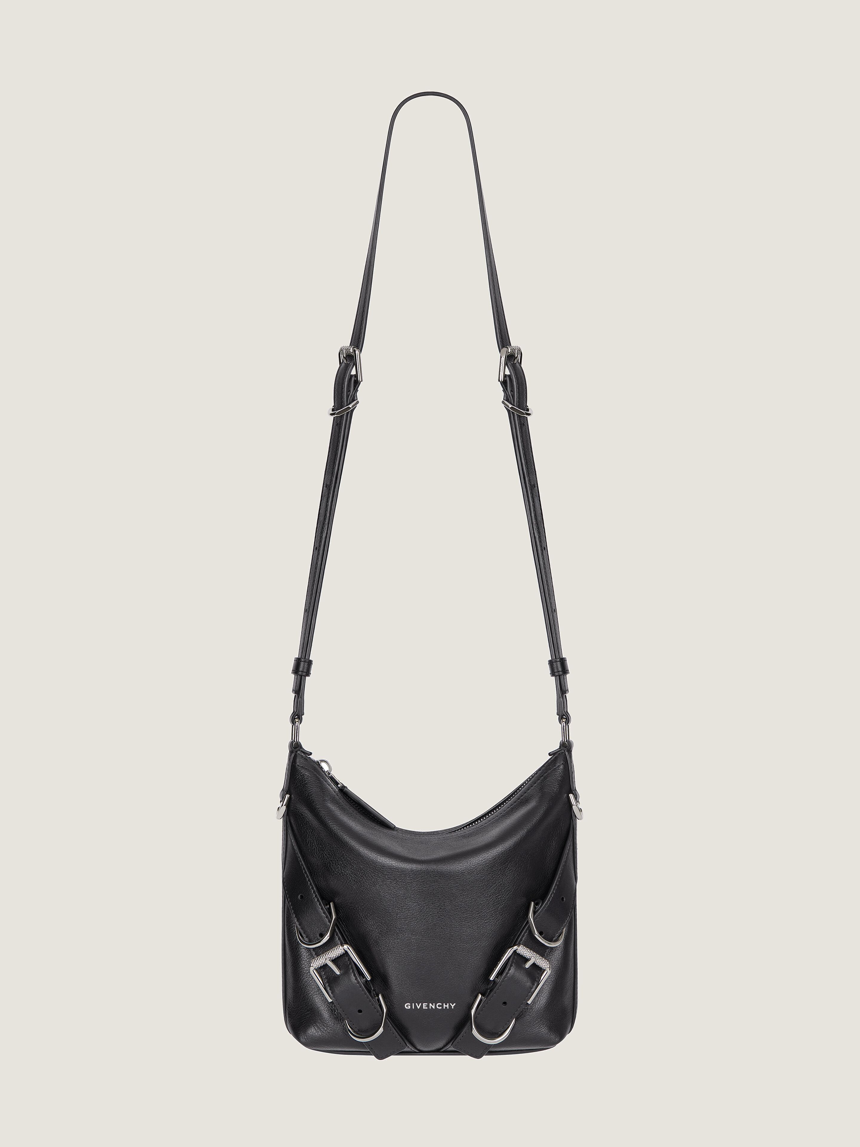 Small Voyou Crossbody bag in grained leather